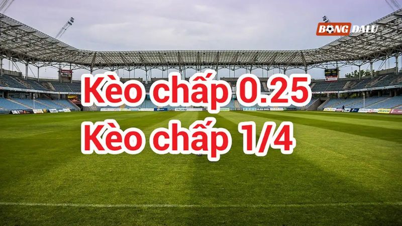 Bạn đã biết kèo bóng đá chấp ¼ là như thế nào chưa?
